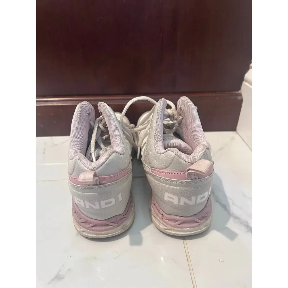 AND1 Assist 6.0 Youth Girls High Top Basketball Sneakers Size 3 Athleisure